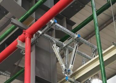 邱县该抗震支架的整体式支吊架结构协调性好